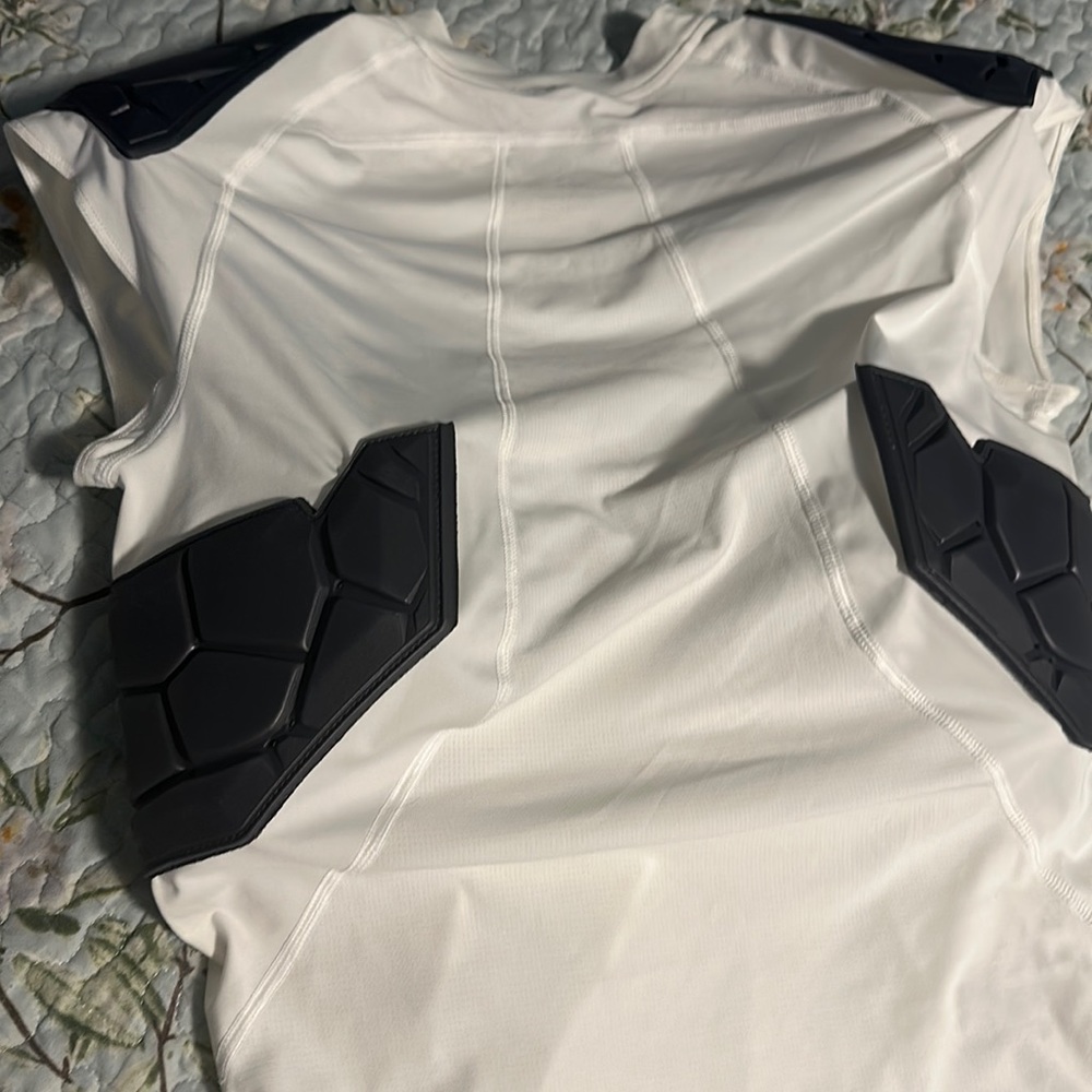 Foot ball Nike white padded shirt